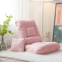 Lazy sofa tatami Japanese single bedroom floating window dormitory bed back legless folding chair breastfeeding chair