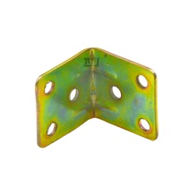 Thickened angle code iron color zinc middle angle code right angle angle Code 6 hole L type iron angle chip bracket connector 90 degree angle code