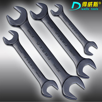 De Weiss open wrench Hardware tools dead wrench dumb wrench Metric auto repair machine repair double-headed dumb wrench