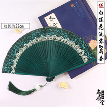 6-inch folding fan classical ancient fan folding fan female Hanfu dance Chinese fan dancing easy opening and closing gift fan