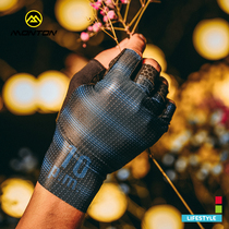 Monton Summer outdoor cycling gloves Cycling equipment Sports shockproof mountain road bike half-finger gloves