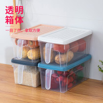 Refrigerator storage box Rectangular drawer type egg crisper food frozen kitchen plastic storage box storage box