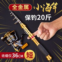 Small Seapole Suit Mini Short Section Fishing Rod Sea Pole Road Subsoft Tail Small Iso Pole Pen Bare Rod far 0320f