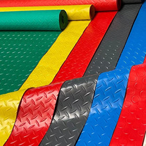 Floor leather thickened wear-resistant waterproof and flame-retardant beef tendon floor mat factory warehouse cement blank floor paving