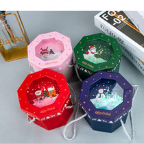 Christmas Apple box Christmas Eve Apple packaging gift box creative hand rope open window Ping An fruit gift box