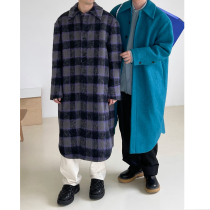 ADER ERROR homemade 2021AW limited custom GAO ratio wool fabric long check coat
