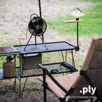 BOARD Japan campgeeks Military Table Panel Coleman Camping Iron Folding Table Multi-layer Holder