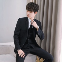 Suit suit men Korean version of self-cultivation professional dress best man clothing wedding autumn and winter jacket casual small suit jacket