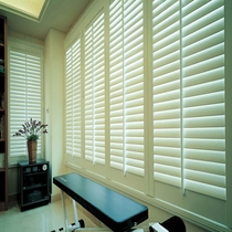 Solid Wood Louver window breathable blinds solid wood shutters window decoration