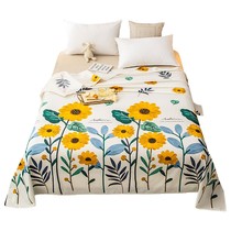 A cotton sheet single piece 100 cotton student dormitory single 1 8m double bed 1 5 m childrens single Summer
