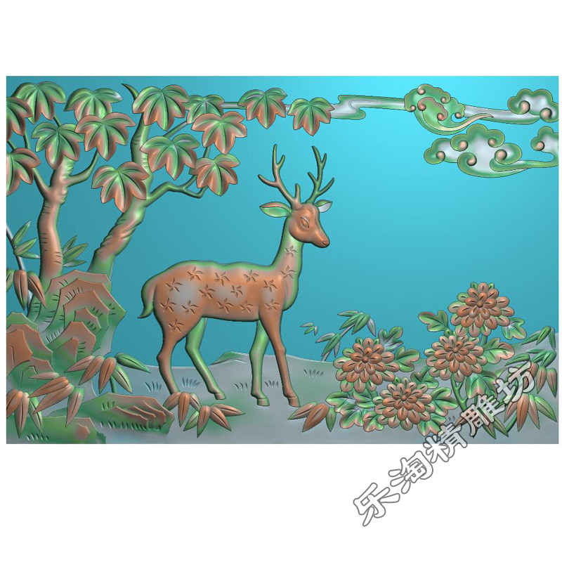 鹤鹿同春图-鹤鹿同春图促销价格、鹤鹿同春图品牌- 淘宝