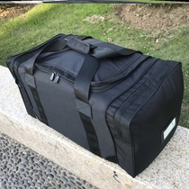 Front transport bag jungle large capacity canvas waterproof black portable desert bag left behind travel bag Oxford cloth