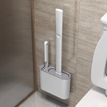 Toilet brush household toilet without dead angle non-perforated silicone cleaning artifact wall-mounted toilet brush