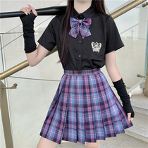 E-sports girl jk uniform skirt genuine class dress College style full set of summer short-sleeved school uniform Girls pleated skirt suit