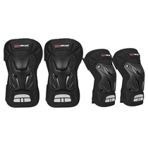 Riding tribal motorcycle riding protective gear Motorcycle equipment knee pads summer fall-proof four-piece set of mens and womens riding protective gear