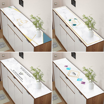 Shoe cabinet mat waterproof and oil-proof disposable light luxury tablecloth cover cloth pvc TV cabinet coffee table soft glass table mat
