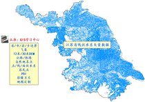 ArcGIS map data River system road network residential area name shp data Jiangsu Province