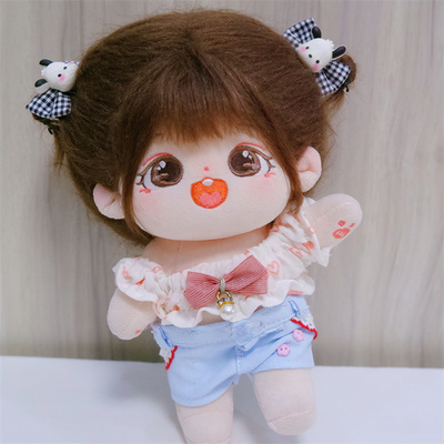 taobao agent 20cm baby clothes trend sweet hot girl set 20 cm cotton doll clothing summer cost -priced shirt pants