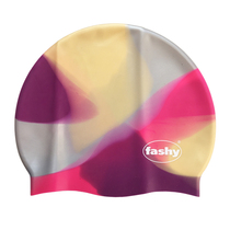 German Fashy swimming cap men and women silicone waterproof swimming cap thickened color warm winter swimming cap