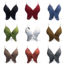 A01 Suspender Latin dance modern practice suit Sports vest dance new top slim shaping comes with chest pad