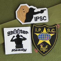 IPSC Computerized Embroidery Magic Sticker Chapter Arms Chapter Backpack Sticker Cap Sticker Personality Morale Badge