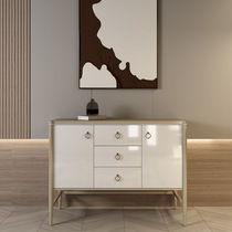 American entrance cabinet light luxury wind decoration cabinet entrance hall cabinet shelf against wall drawer storage locker