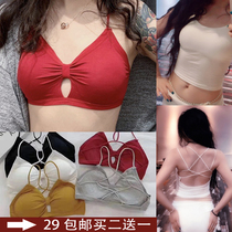 Charm Ziyuan belly dance practice suit Belly dance new top sexy halter with chest pad suspender bandeau underwear