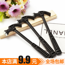 Mini small hammer household multifunctional claw hammer plastic fiber handle small hammer knock nail knock photo frame tool