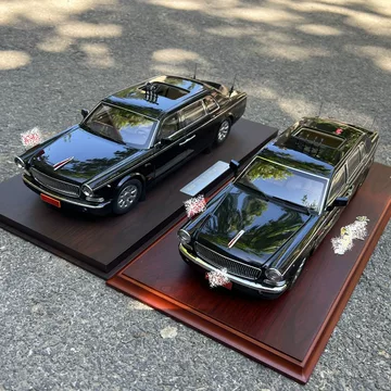 1/18 紅旗 H5 原廠世紀龍紅旗H5轎車武警版1:18合金仿真汽車模型警車紅旗車模