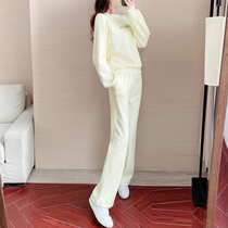 Sportswear Suit Woman Spring Autumn 2022 New Ocean Gas Salt Tether Street Advanced Senswear Casual Fashion Two Sets