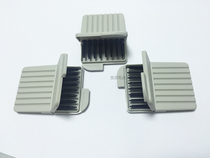  Customized in-ear hearing aid earwax eyepiece protector 1 box 8 white mesh caps Black rod dust cover