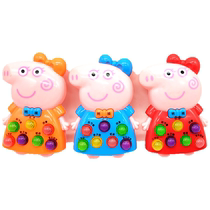  Mini multi-function pocket piggy Music singing light playing gopher game machine Storytelling Early education educational toy