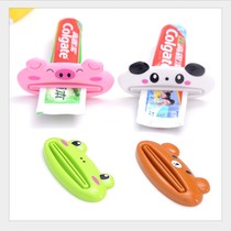 Automatic squeezing toothpaste artifact cute cartoon facial cleanser press toothpaste clip manual lazy toothpaste squeezing device for children