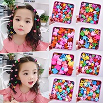 Childrens color rhinestone small grab clip Small fresh bangs clip edge clip Hair accessories Hair clip Hair clip Hair headdress claw clip