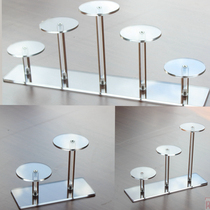Acrylic multi-layer hand-made booth transparent display stand Jewelry Jewelry cosmetics coffee table Antique display stand