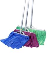 Home old-style mop cotton cotton absorbent mop pier Bump dust Push stainless steel Normal large size flat mop