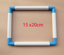 Cross stitch stretch square clip-on embroidery Stretch embroidery stretch embroidery frame 15*20cm(actual about 20*25)