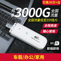  Portable wifi router Mobile wifi plug-free card Unlimited traffic 4g telecom Huawei wireless network card Car