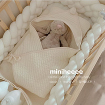 miniheeee Korea ins twist knotted baby bed perimeter Newborn children anti-collision fence soft bag strip