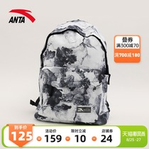  Anta backpack mens and womens bags 2021 summer new black school bag student computer bag outdoor sports travel bag