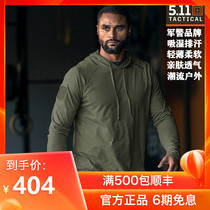 Outdoor casual solid color hoodie men USA 5 11 cruiser 72139 stretch breathable 511 hoodie