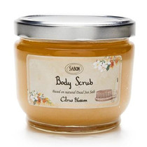 Israel Sabon Scrub 600g Citrus Flower Body Scrub Bath Salt Exfoliating Chicken Skin Moisturizing