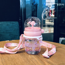 Female Milk Cup Fountain student travel Net red same Net red whale cup small fish suction cup Summer small capacity