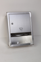 Toilet concealed 304 stainless steel embedded slaw hand box holder hotel wall hidden drawing paper tissue box