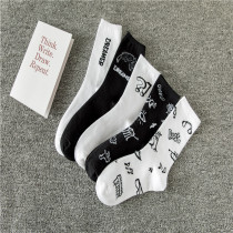 New mens stockings midcylinder winter sports no-leggings long barrel socks women high help Chauer basketball black spring and autumn season
