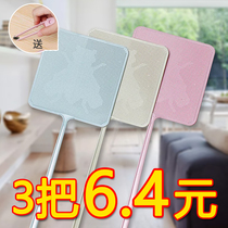 Fly swatter Plastic Pat Home thick and long handle manual large mosquito mosquito killing artifact silicone electricity