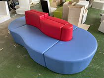 Fashion creative personality irregular double-sided sitting alien combination school clothing store Sofa