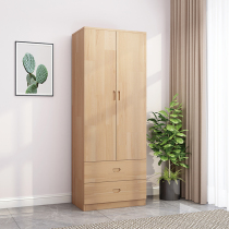 Solid wood wardrobe log all solid wood home bedroom Nordic rental house pine small storage childrens wardrobe