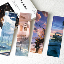Bookmark creative classical Chinese style cute days students with paper diy material package can be customized
