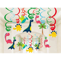 Dinosaur theme dress up supplies dinosaur pendant hanging ceiling decoration childrens room birthday party arrangement